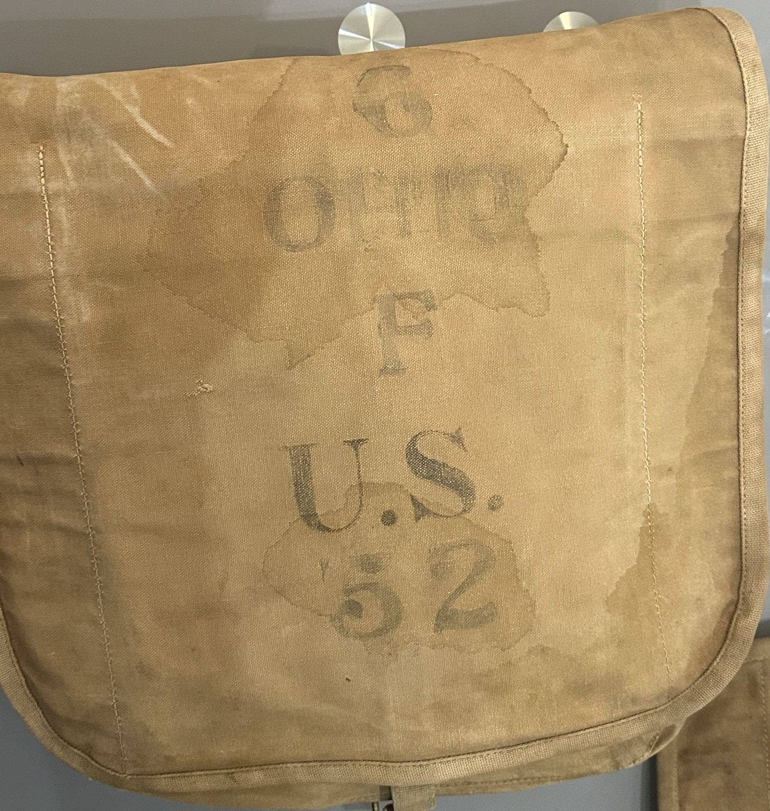 M1898 Spanish American War 6th Volunteer OHIO Infantry “F” Haversack Blanket Bag