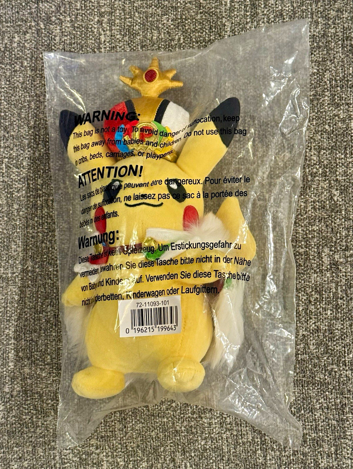 Pokemon XP World Championships 2026 Exclusive Pikachu Plush