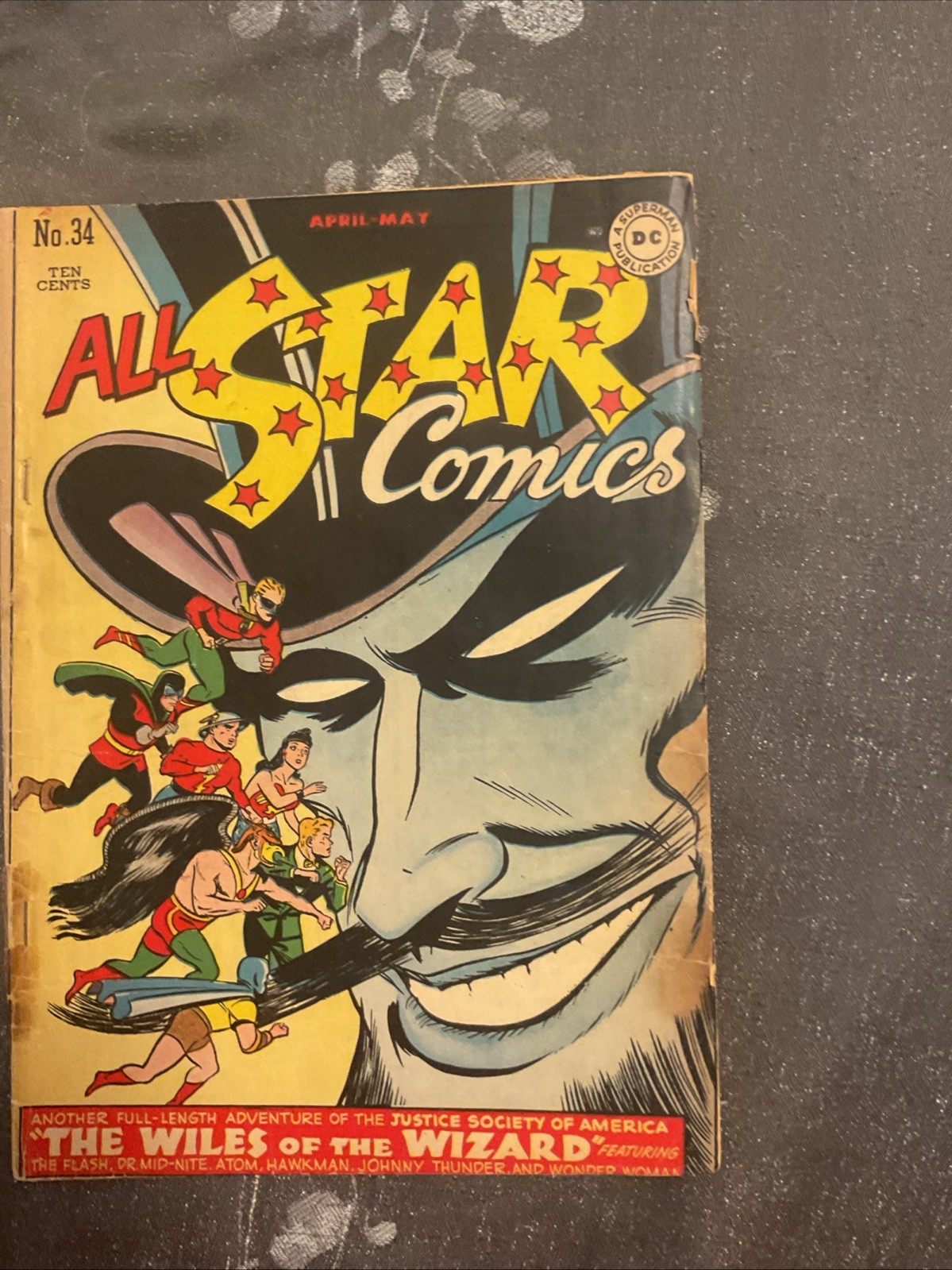 All-Star Comics #34 (DC Comics April-May 1947) Gd