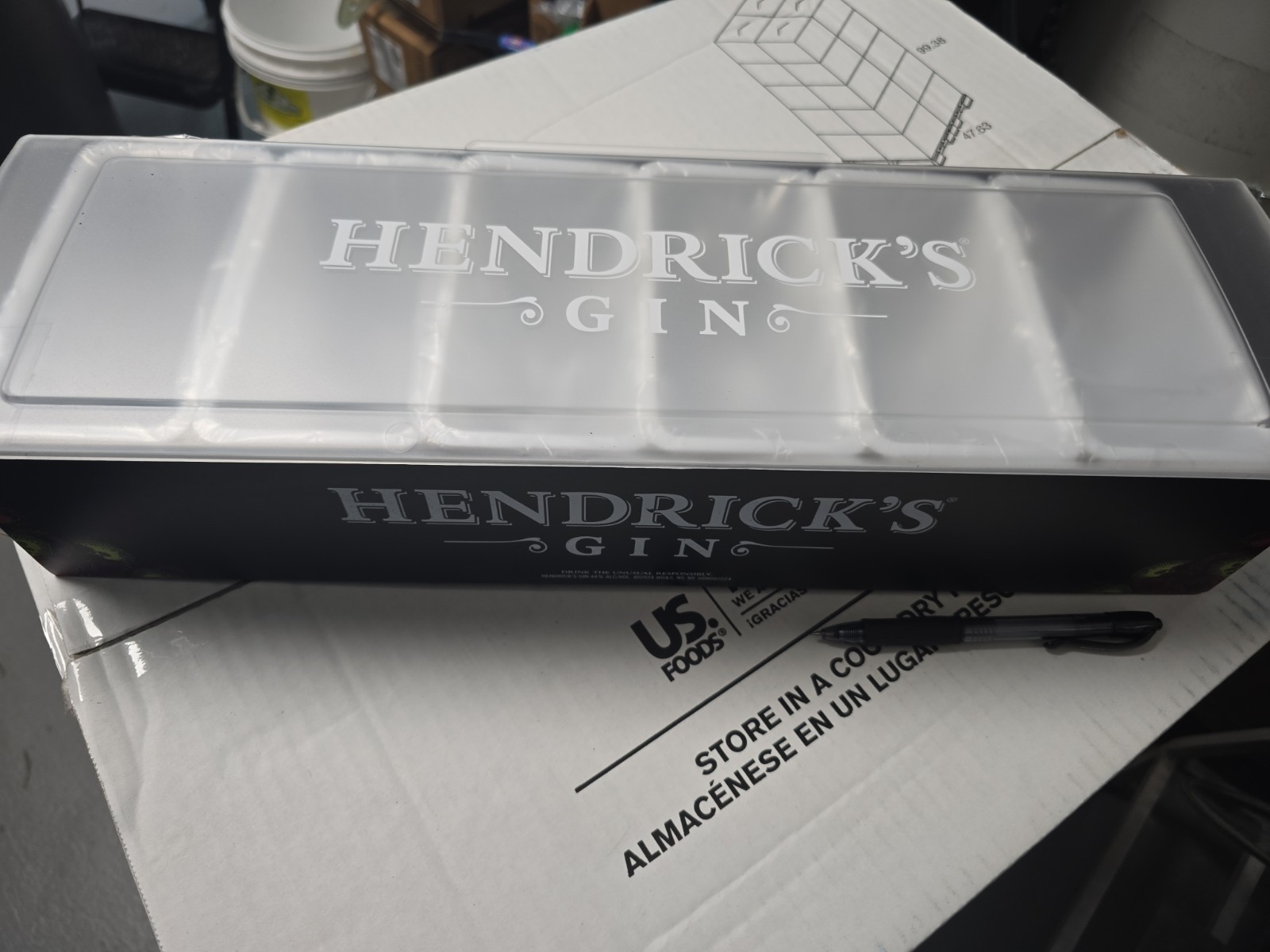 Hendricks Gin condiments tray (commercial grade) 6 Compartments
