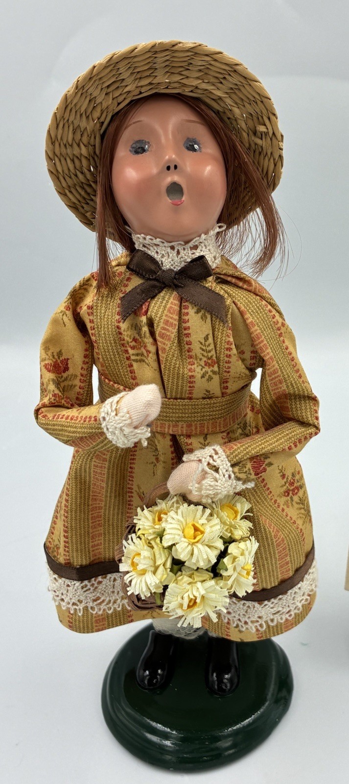 Byers Choice Carolers  HTF Fall Girl Signed By Joyce