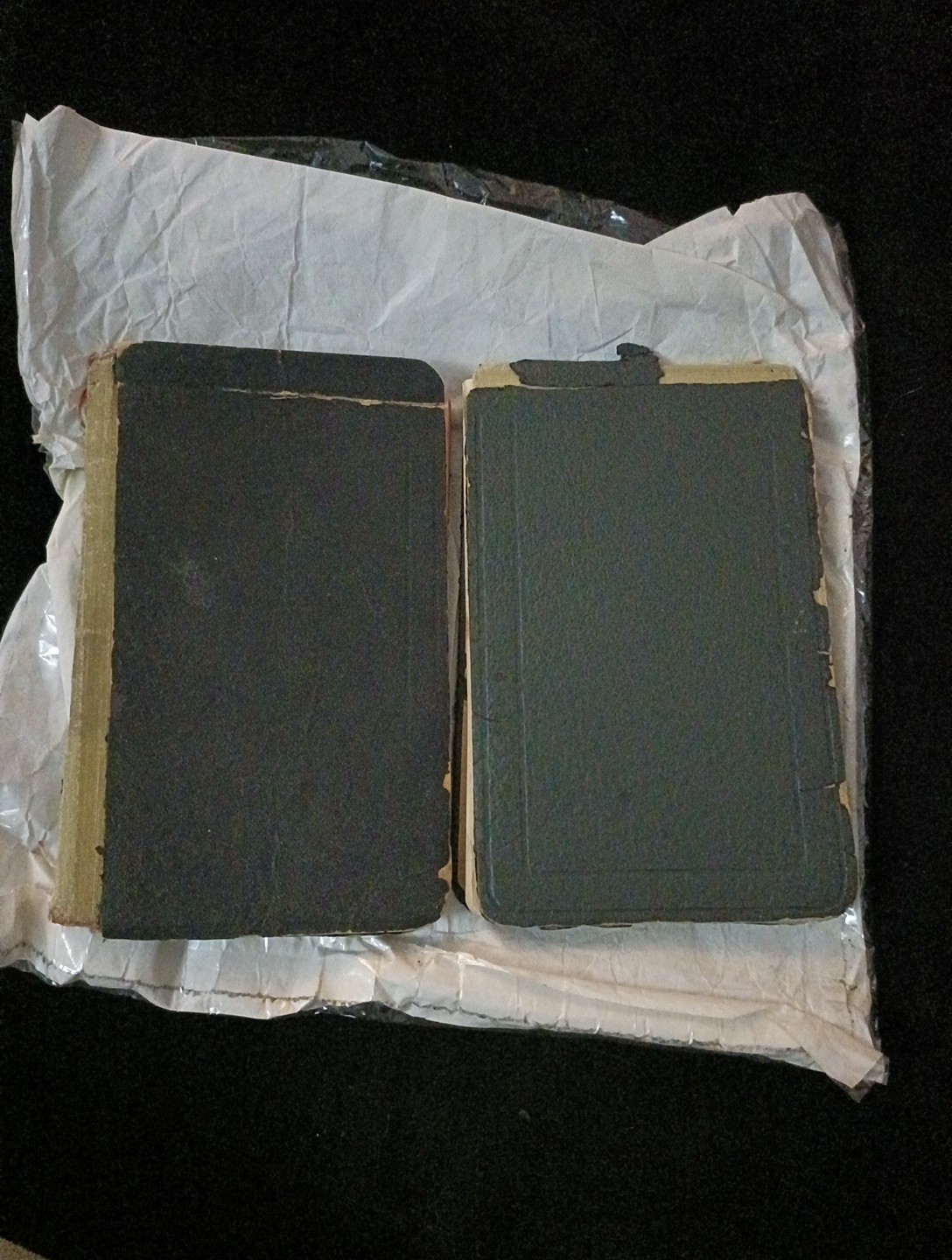 WW1 Soldiers Handwritten My Own War 2 Vols Photo/Funeral Card Letter From Camp