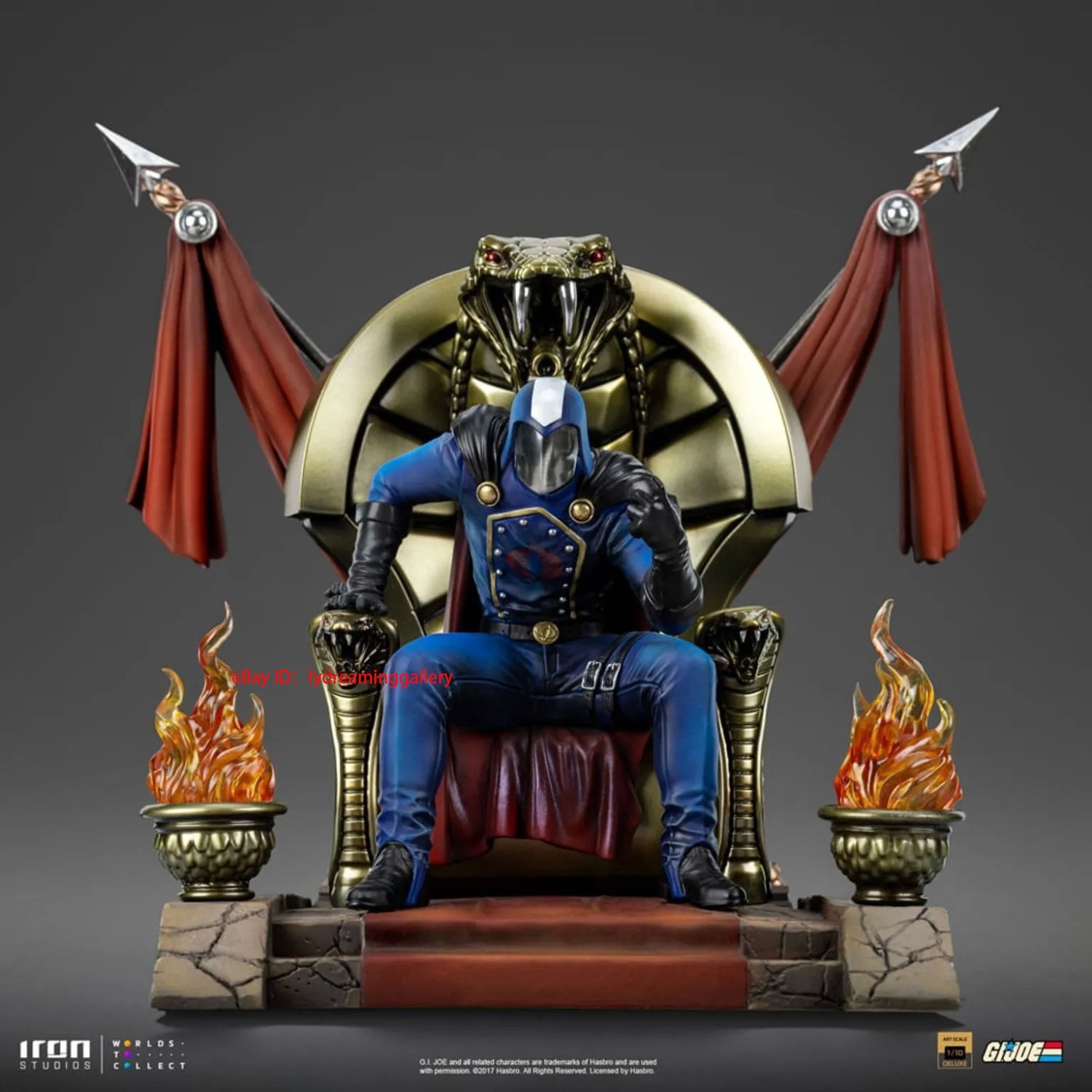 Pre-sale Iron Studios G.I. Joe：The Rise of Cobra Hawk 1/10 Limited Statue Figure