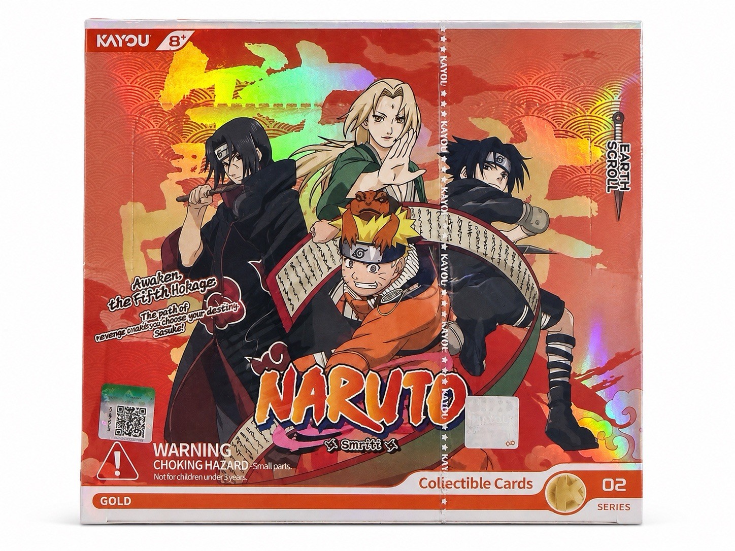 KAYOU NARUTO Smriti Collectible Cards Earth Scroll Display Box Series 2 NEW