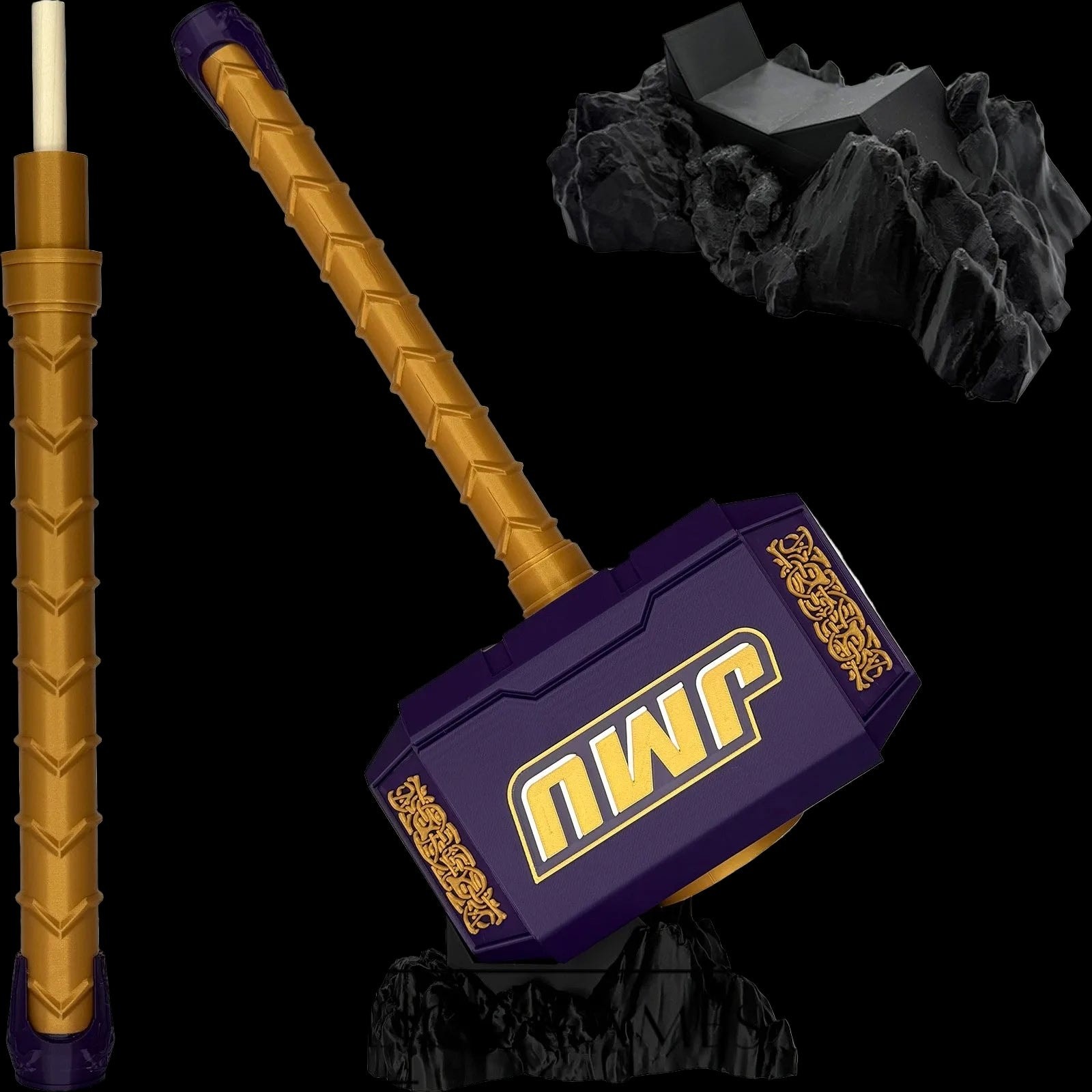 JMU James Madison University Hammer #1 Mjolnir Thor's Hammer| 3D Printed Fan Art