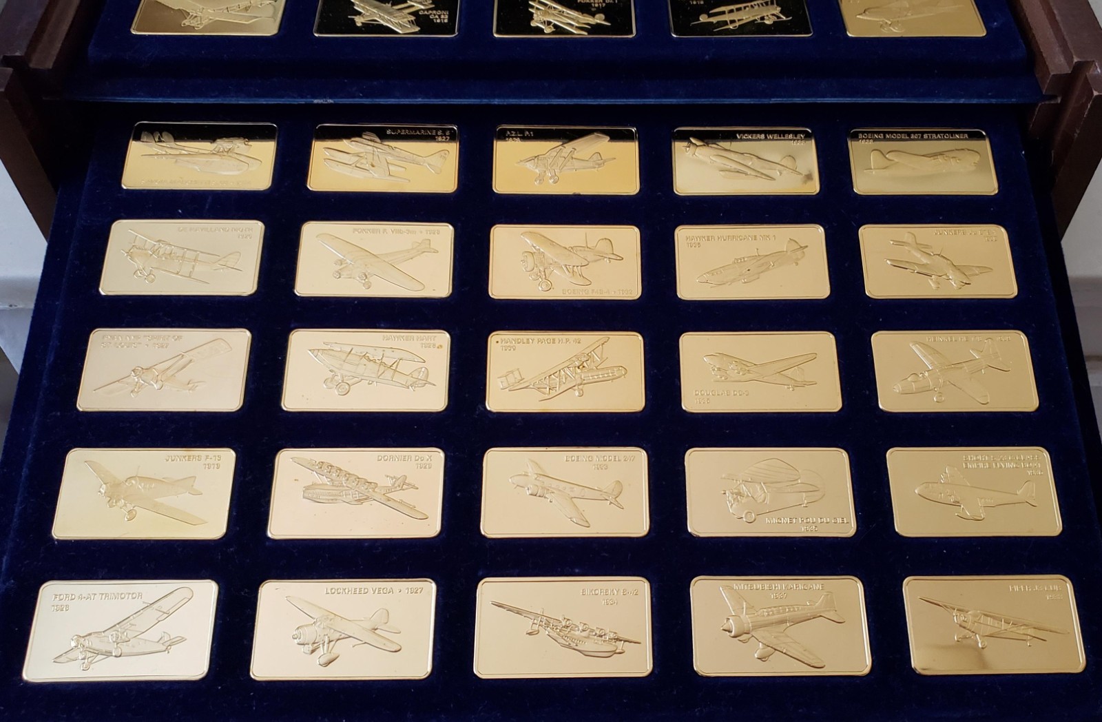Franklin Mint Collectible Ingot Set - Complete