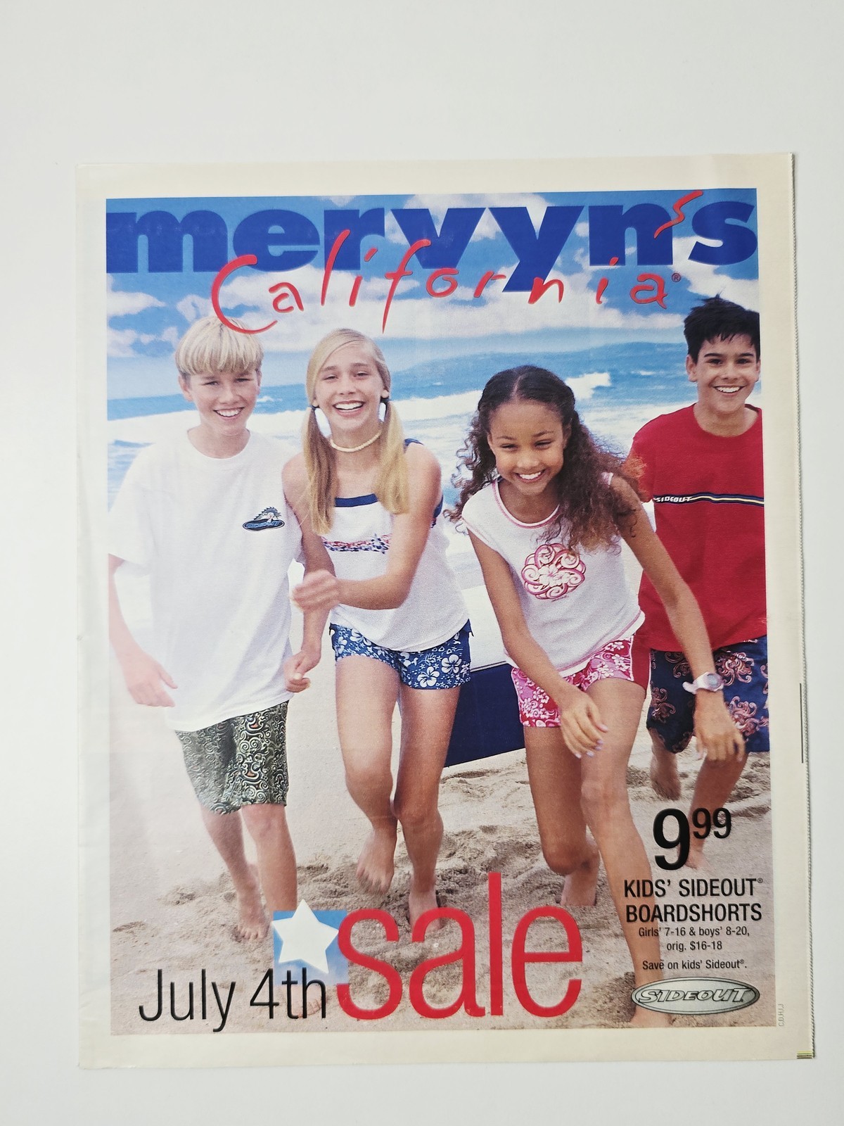 2000 Mervyn's July 4th Sale Newspaper Circular Patriotic 16 Pages Vintage