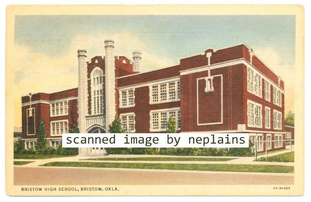 Bristow, Oklahoma - High School 1930s (6A-H1007)