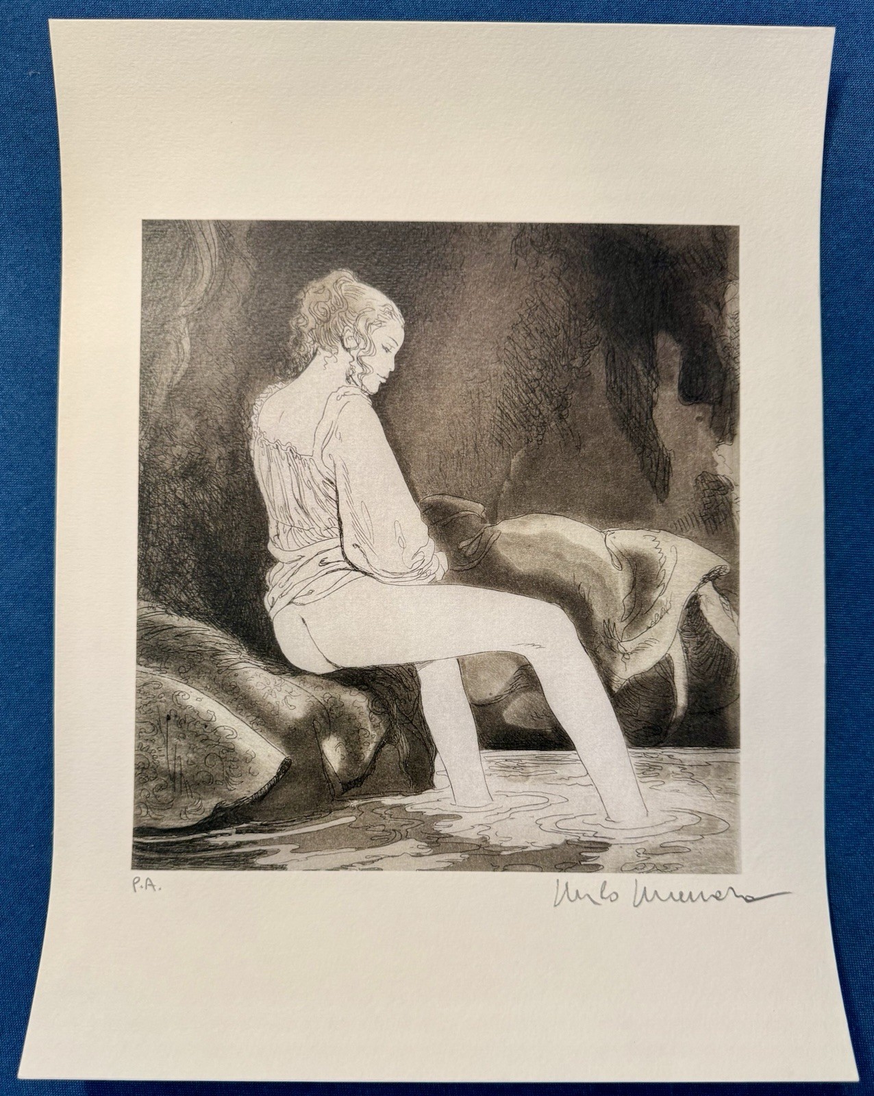• MILO MANARA Signed Print •  “Leda and the Swan”  —ITALIAN IMPORT—