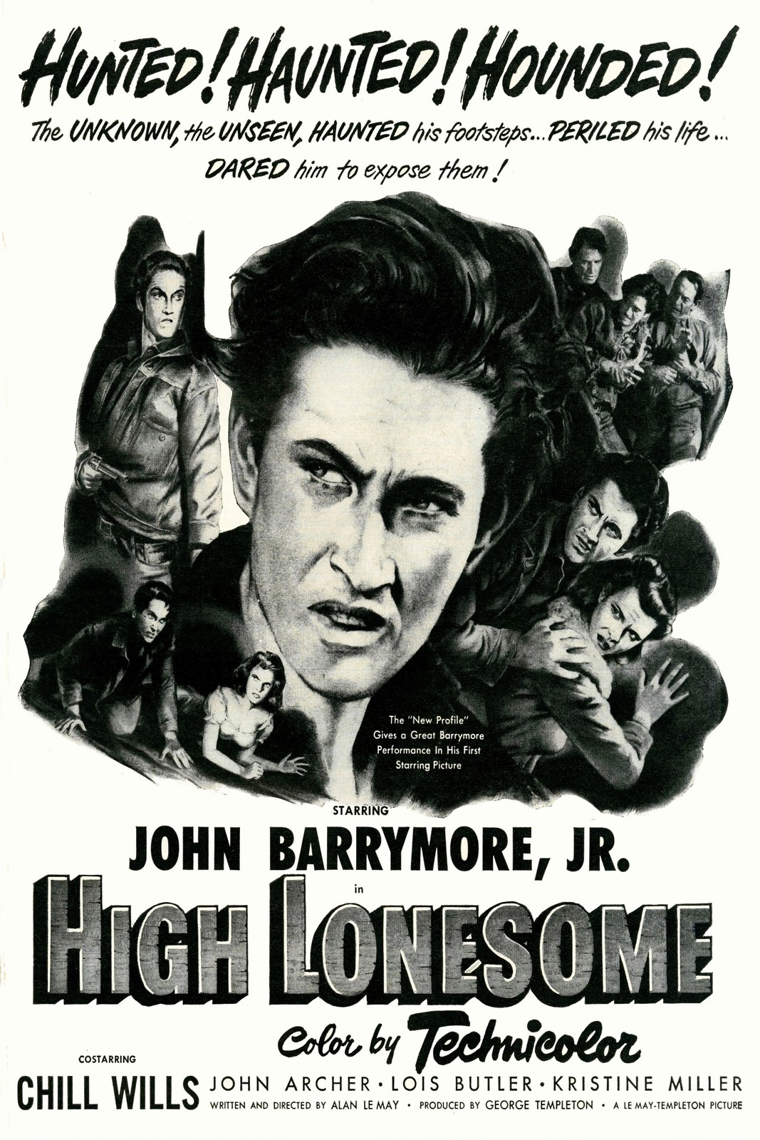 High Lonesome 🎬 1950 Western Movie Poster - 16x24\