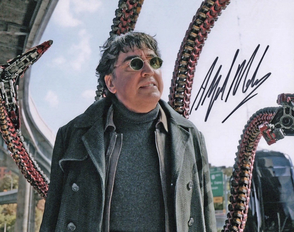 Alfred Molina Spider-Man Original 10x8 Autographed Photo & CoA