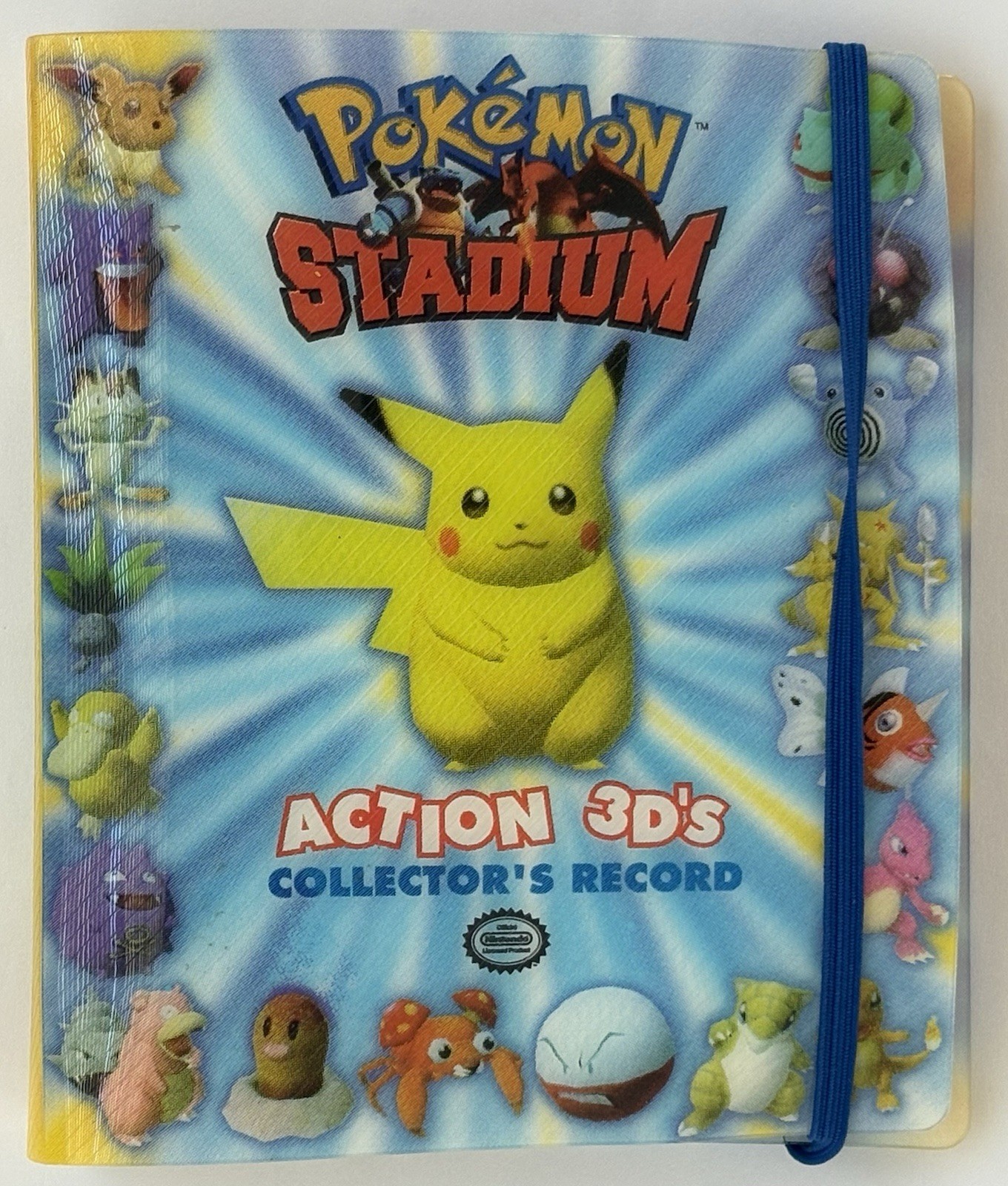 1999/2000 POKEMON STADIUM ACTION 3Ds – COMPLETE SET IN ALBUM + FOLDER CARD 51/51