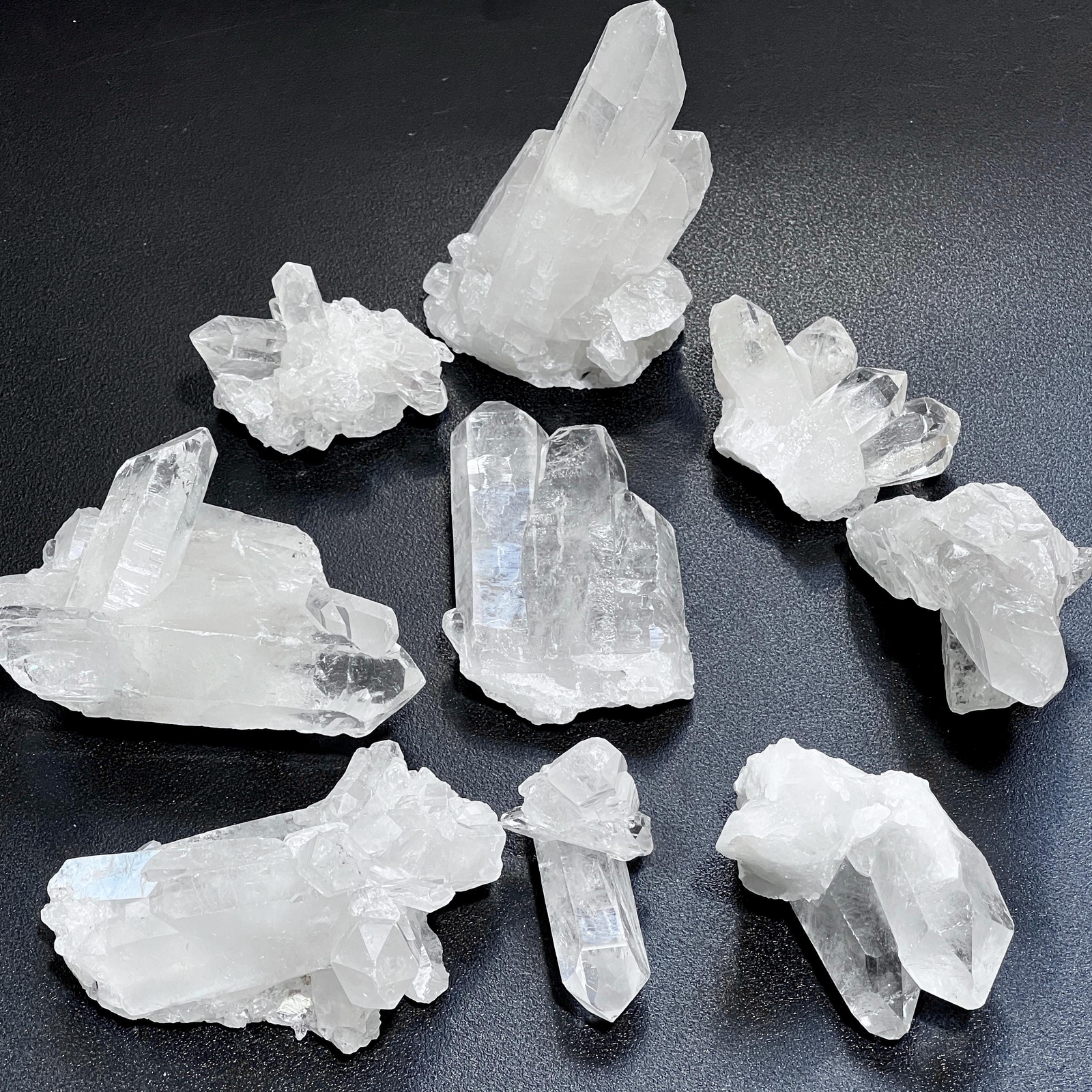 Extra Quality Clear Quartz Crystal Clusters Gemstone Decor Supply