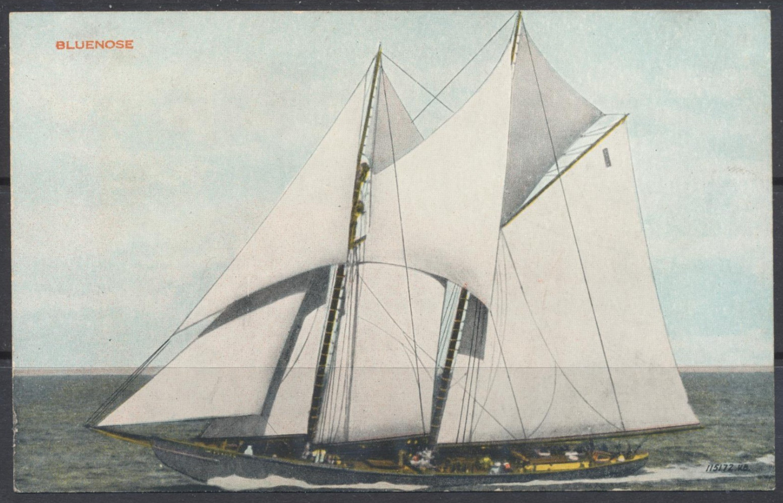 1920s-30s Canada ~ Bluenose Schooner ~ International Champion ~ JE Knickle Photo
