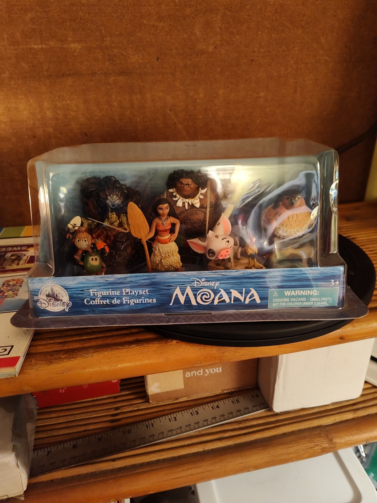 Disney Store Moana Deluxe Figurine Playset Cake Toppers Set