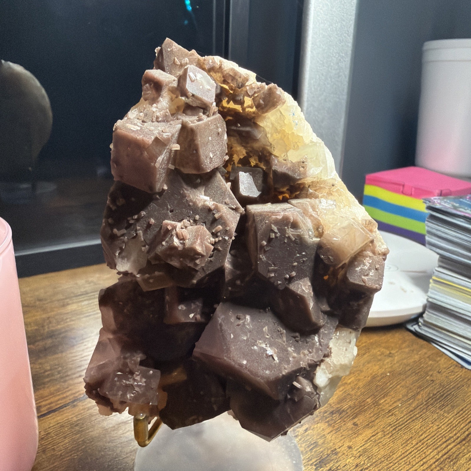 Chocolate Calcite Quartz Specimen 15.80 oz