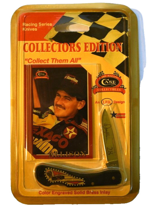 VTG 1993 Case Folding Pocket Knife Racing Series Collectibles Davy Allison #28