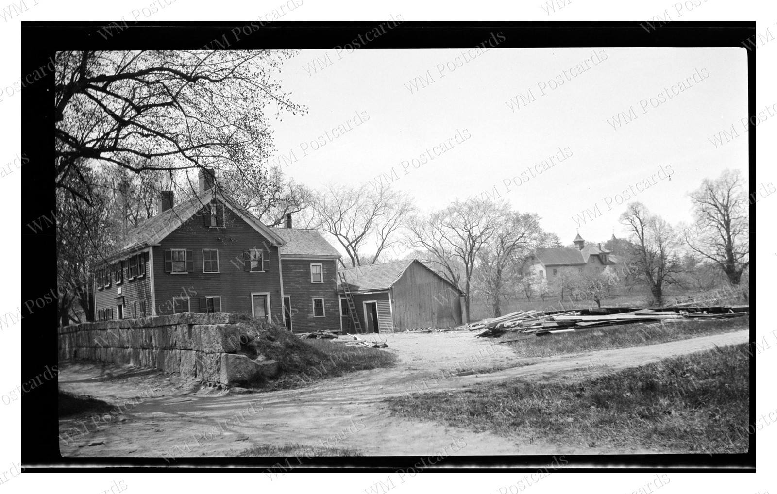 Quincy Massachusetts circa 1900s Mt Wollaston Caretaker Farmho Standard Postcard