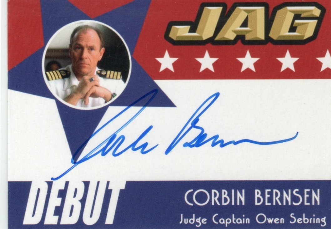 JAG Premiere Edition TK Legacy 2006 Auto Autograph D18 Corbin Bernsen