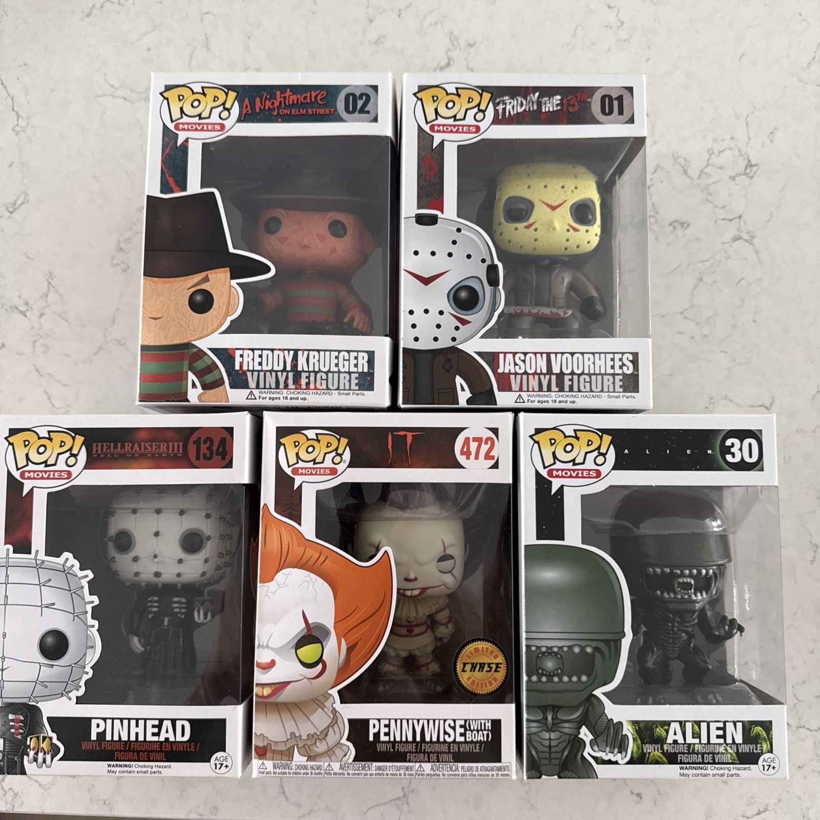 Funko Pop Horror Film Lot (5)