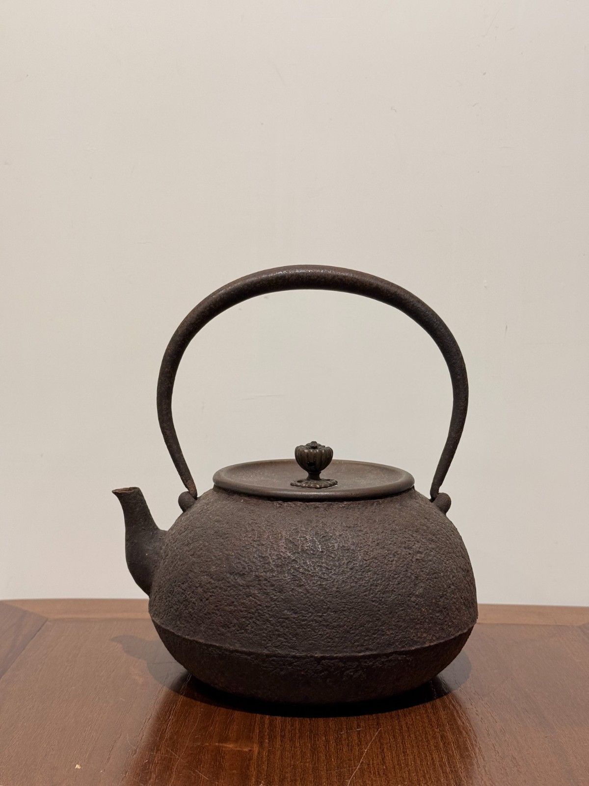 Antique Japanese Cast Iron Kettle Teapot  Rare 南部鐵器
