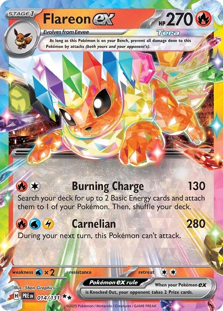 Flareon ex Holofoil [PRE - 014/131]