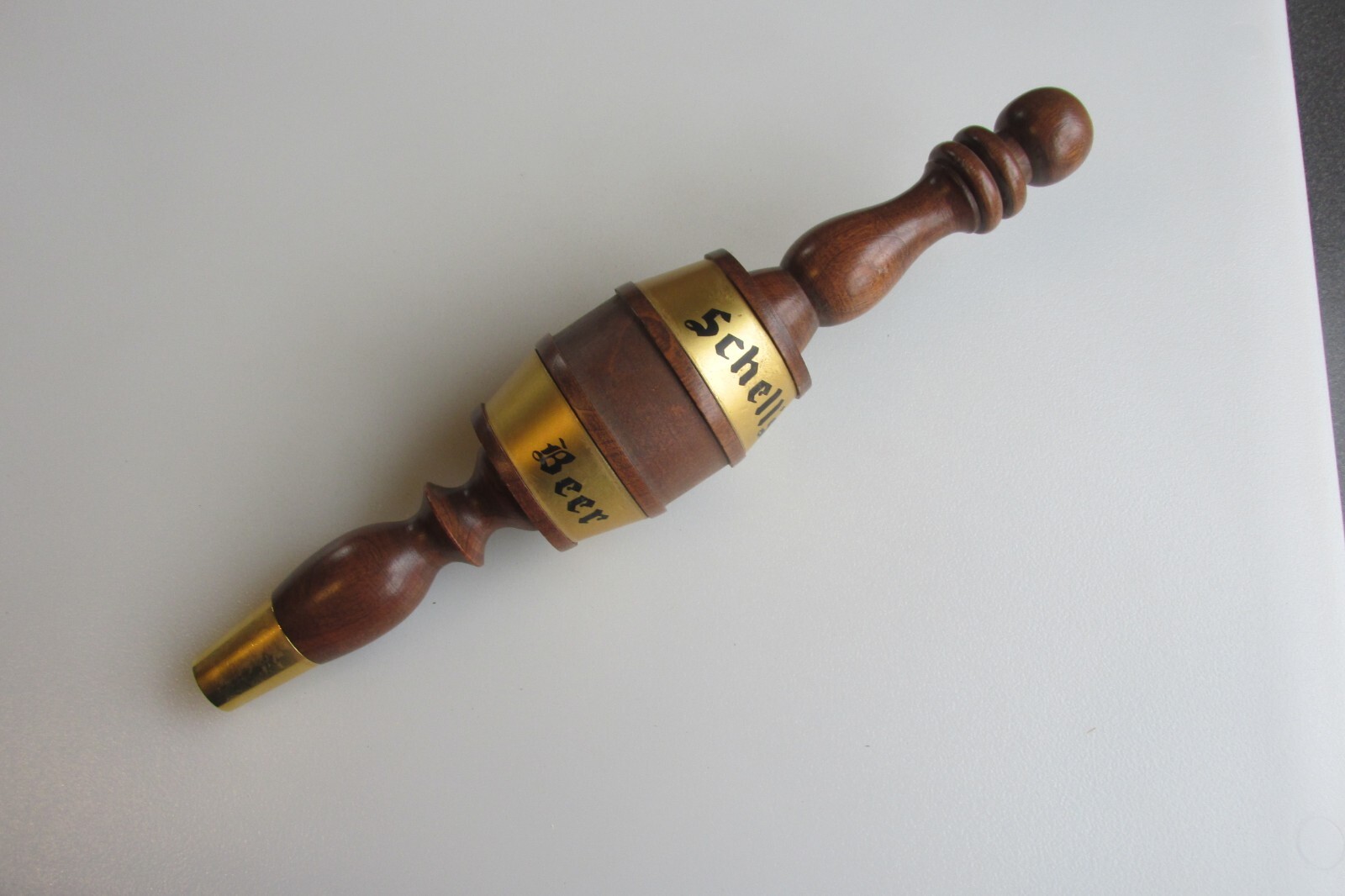 Vintage Schell's Beer Wooden Beer Tap VG Unused