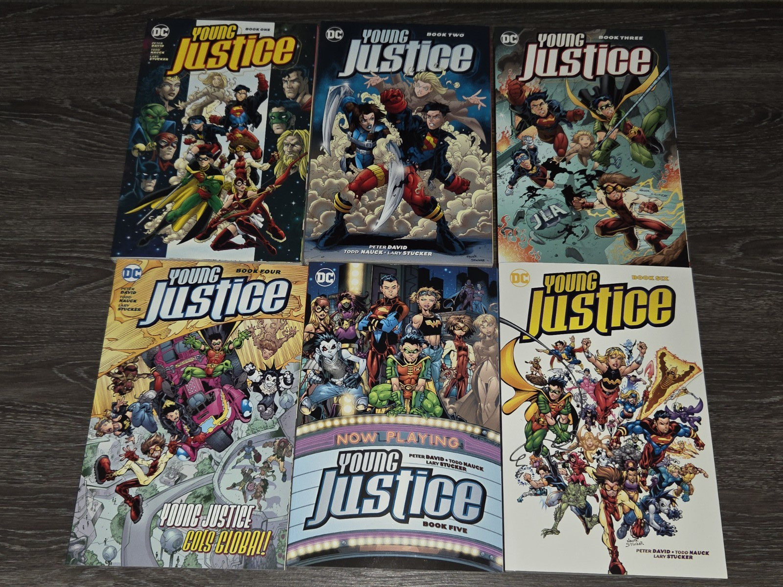 Young Justice By Peter David Books 1 2 3 4 5 6 TPBs Trade Paperback Lot
