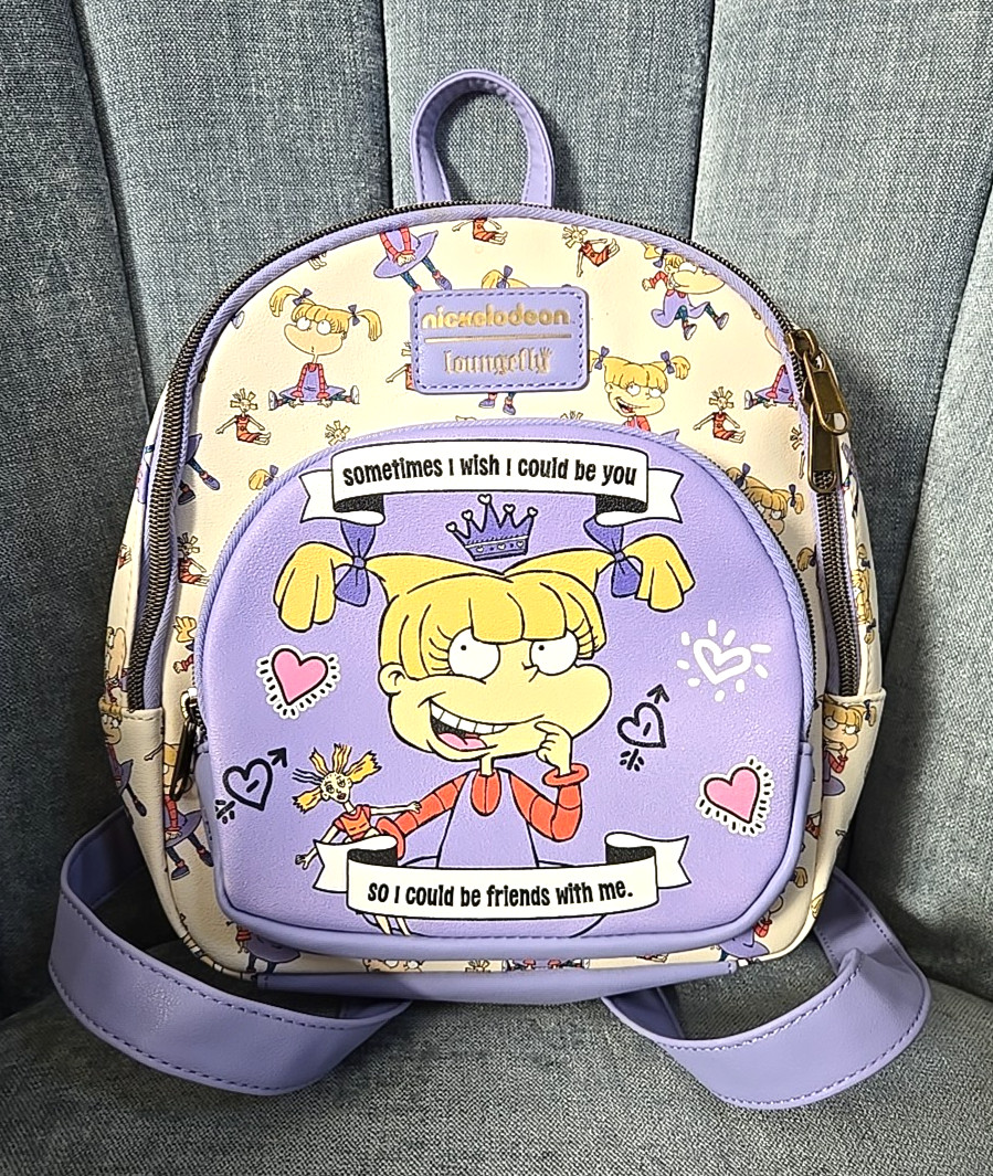 Loungefly Nickelodeon Rugrats Angelica Mini Backpack NWOT