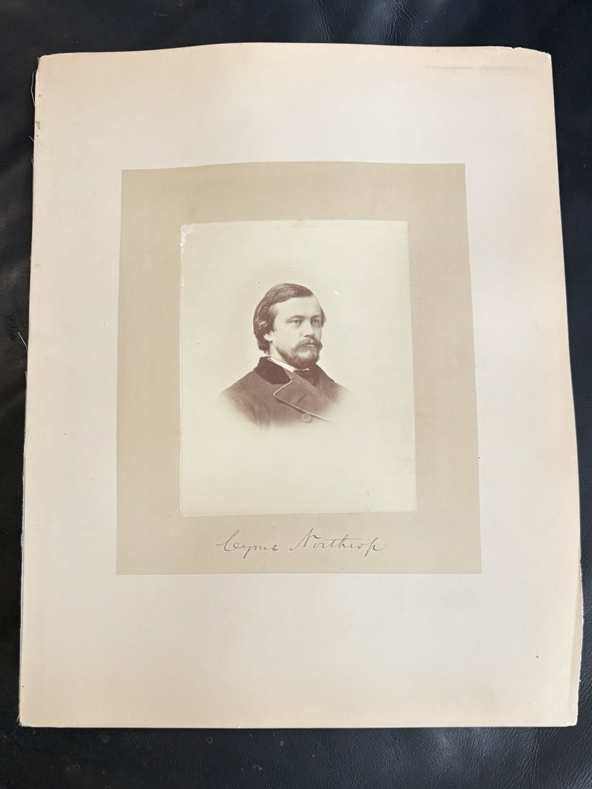 Minnesota University Golden Gophers Football Cyrus Northrop Field Signed Albumen