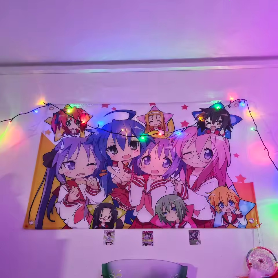 Lucky Star Konata Izumi Anime Wall Scroll Tapestry Poster Banner 24x36 inch New 