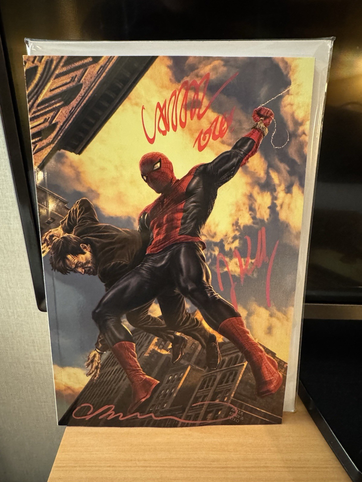 AMAZING SPIDERMAN #1000 SIGNED BERMEJO KELLY LARRAZ NYCC 2026 EXCLUSIVE VIRGIN
