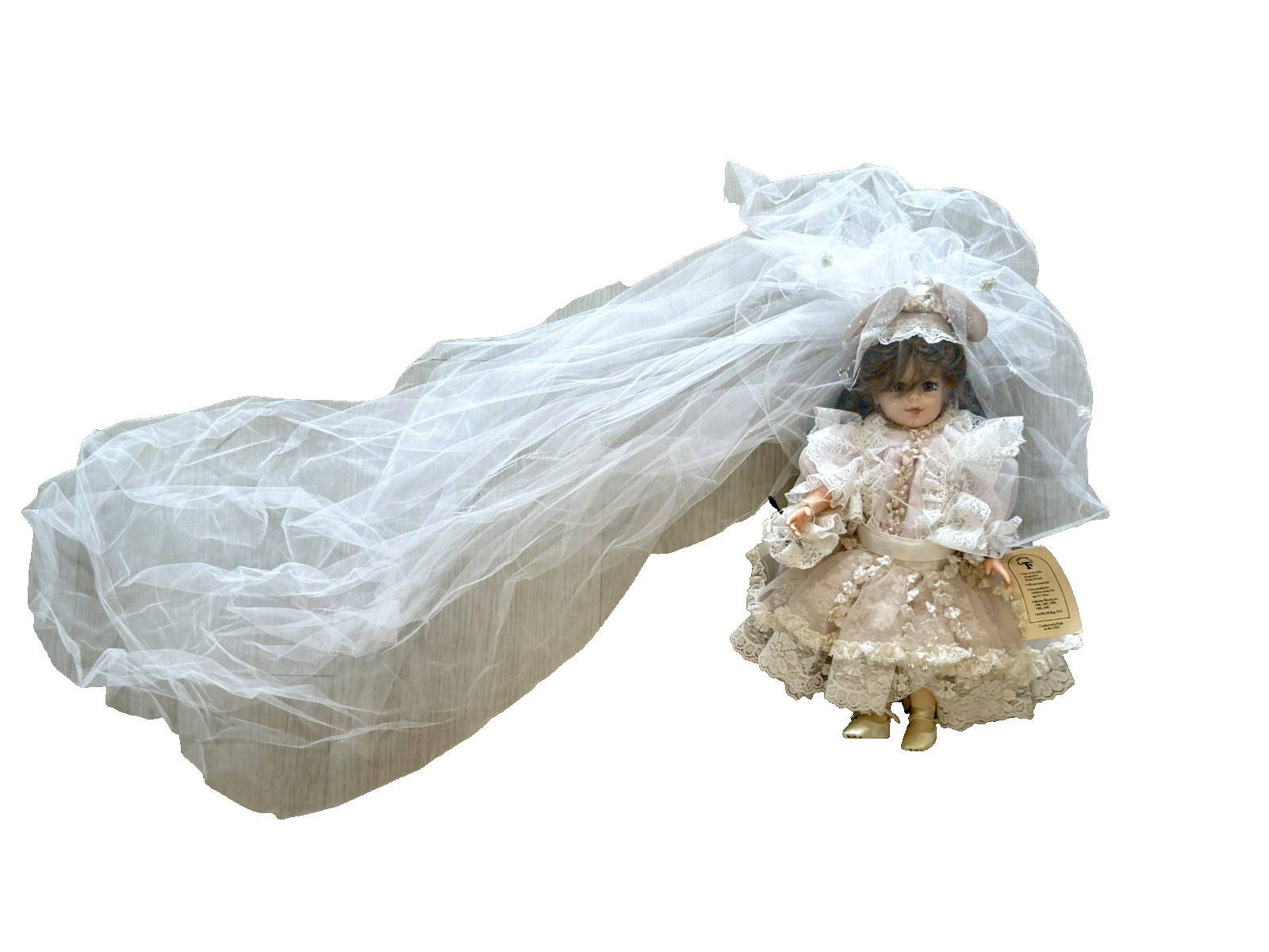 MITZI 1990 Walt Disney World Victorian Bride Mickey Ears Hat ROBIN WOODS Doll LE