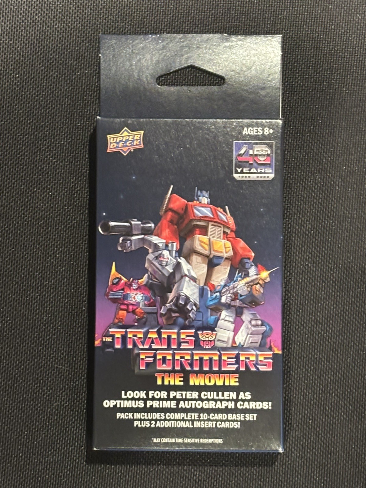 2026 Upper Deck Transformers The Movie Special Edition Hanger Box New Sealed