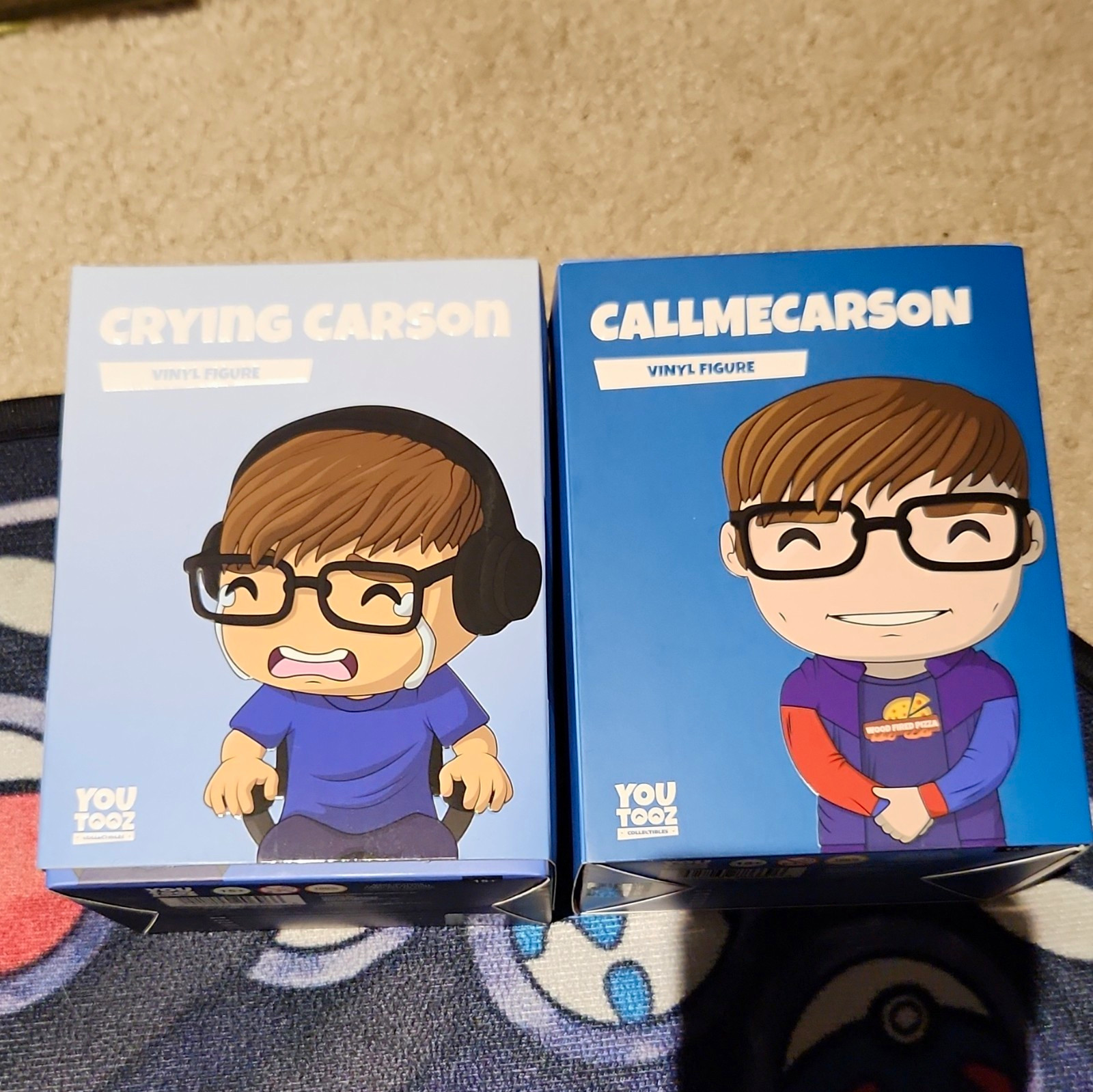 Youtooz Lunch Club Vinyl Figure 2-Pack Crying Carson #0 CallMeCarson #15