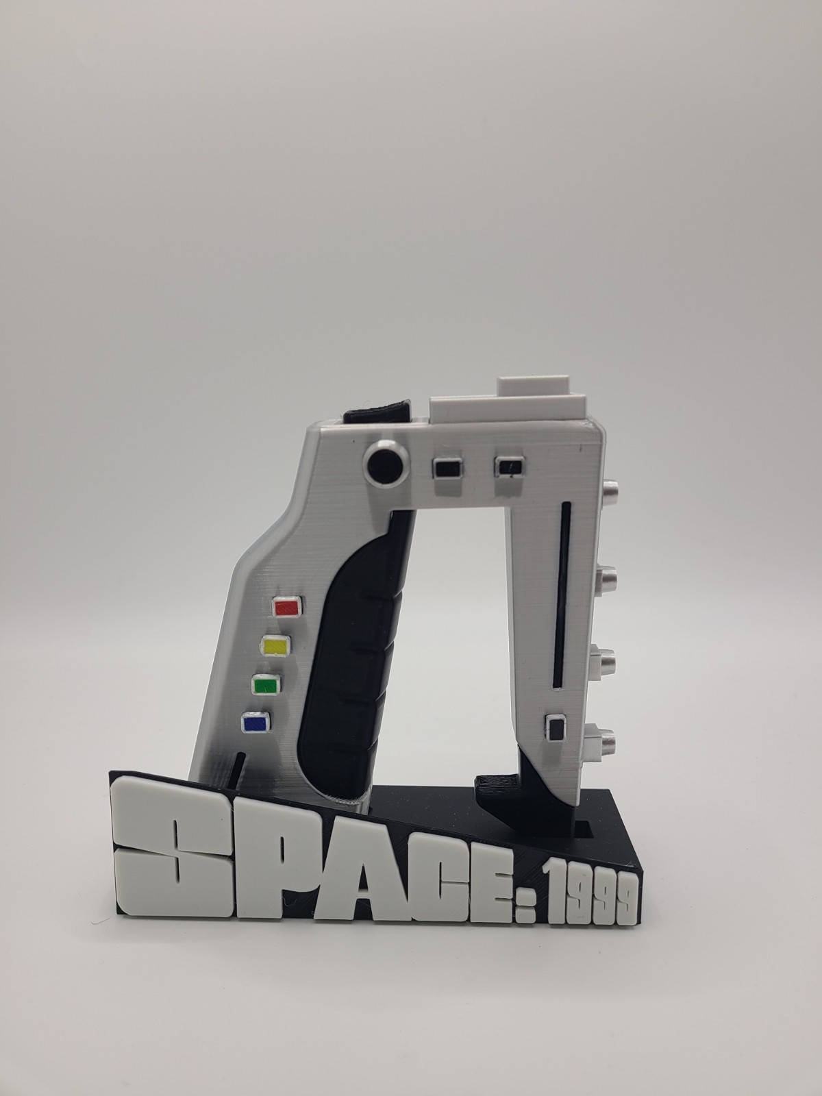 3D Printed Unassembled DIY KIT Space: 1999 Laser Pistol with Display Stand 