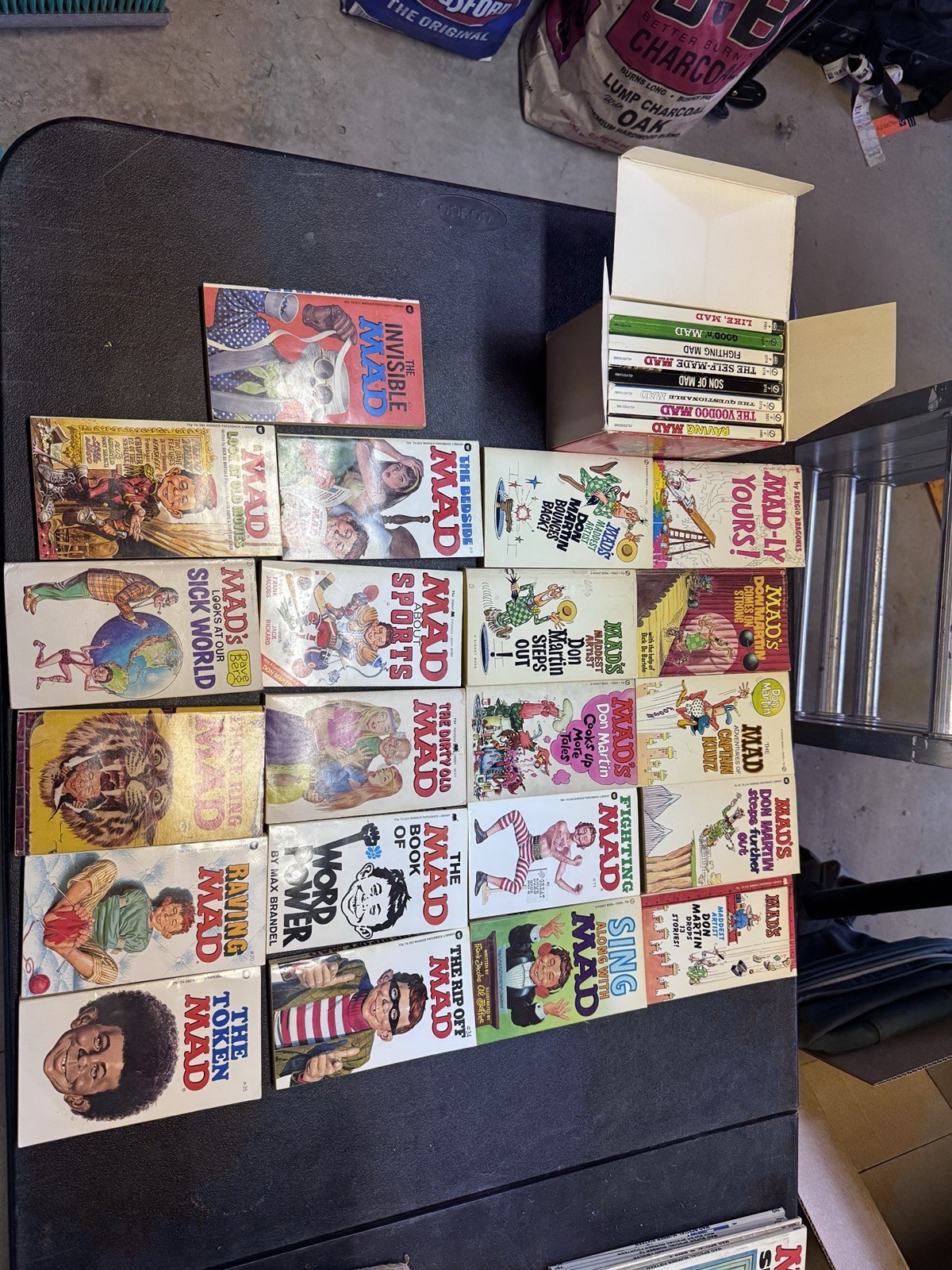 Huge Vintage MAD Magazine Collection 1970s Comics Paperbacks Specials 70+ Pieces