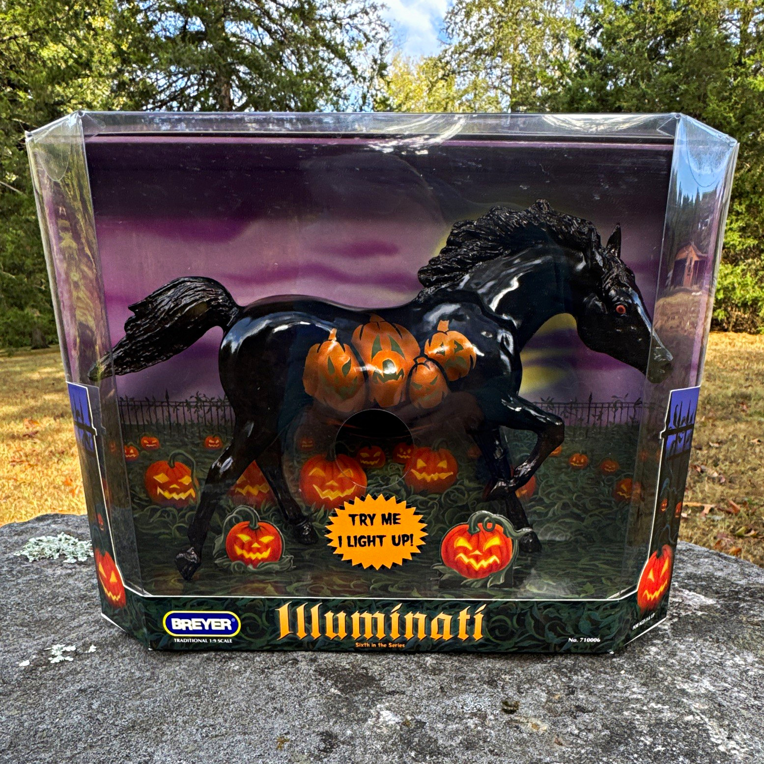 Breyer 2006 Illuminati Light-Up Halloween Horse Figurine Model w/Box