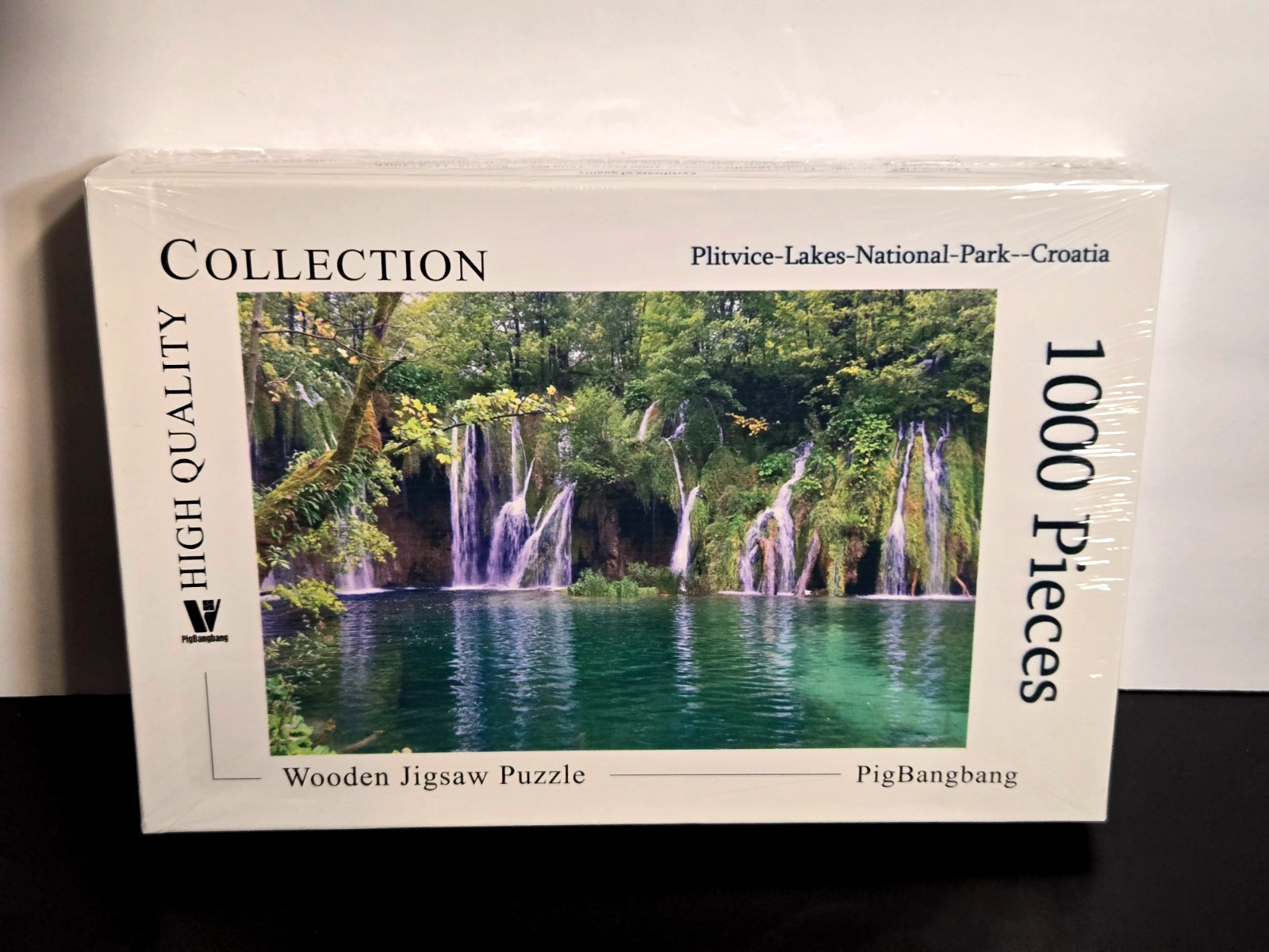 Plitvice-Lakes-National-Park-Croatia 1000 Piece Wooden Puzzle PigBangbang New