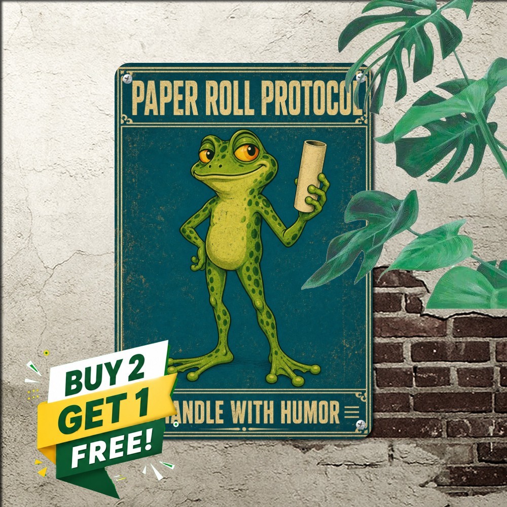 vintage green frog your butt napkins lord aluminium