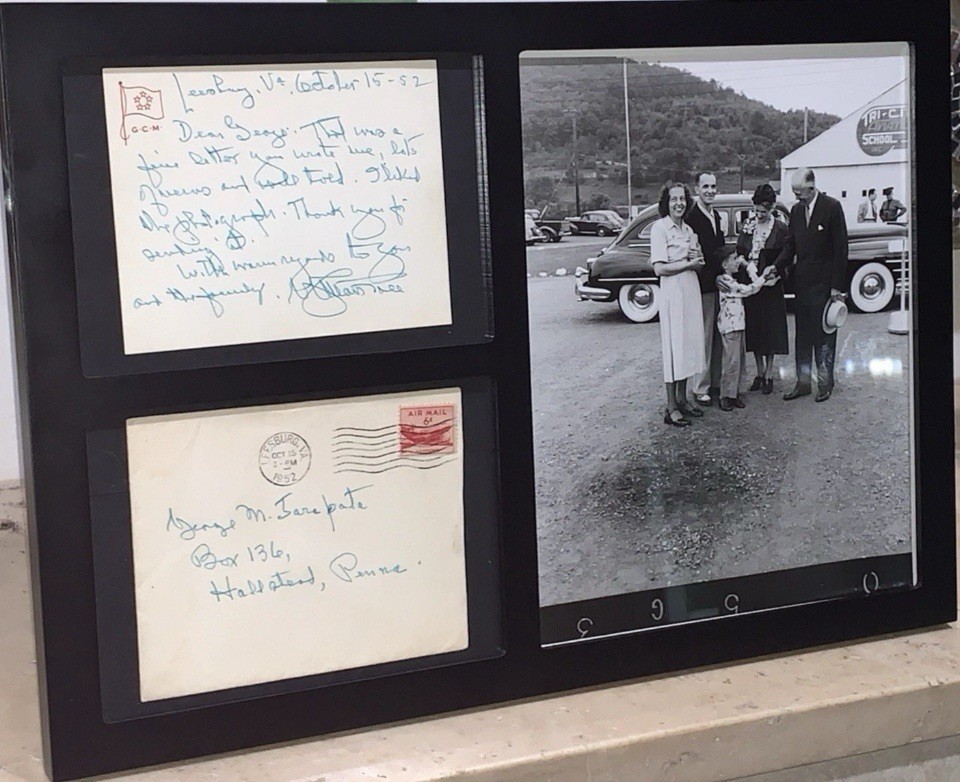 1952 *General George C. Marshall* HANDWRITTEN & SIGNED Letter To His Godson