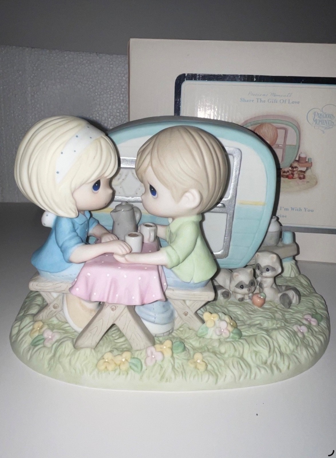 Precious Moments  I\'M A HAPPY CAMPER WHEN I\'M WITH YOU # 104048 LE #1007 of 3000