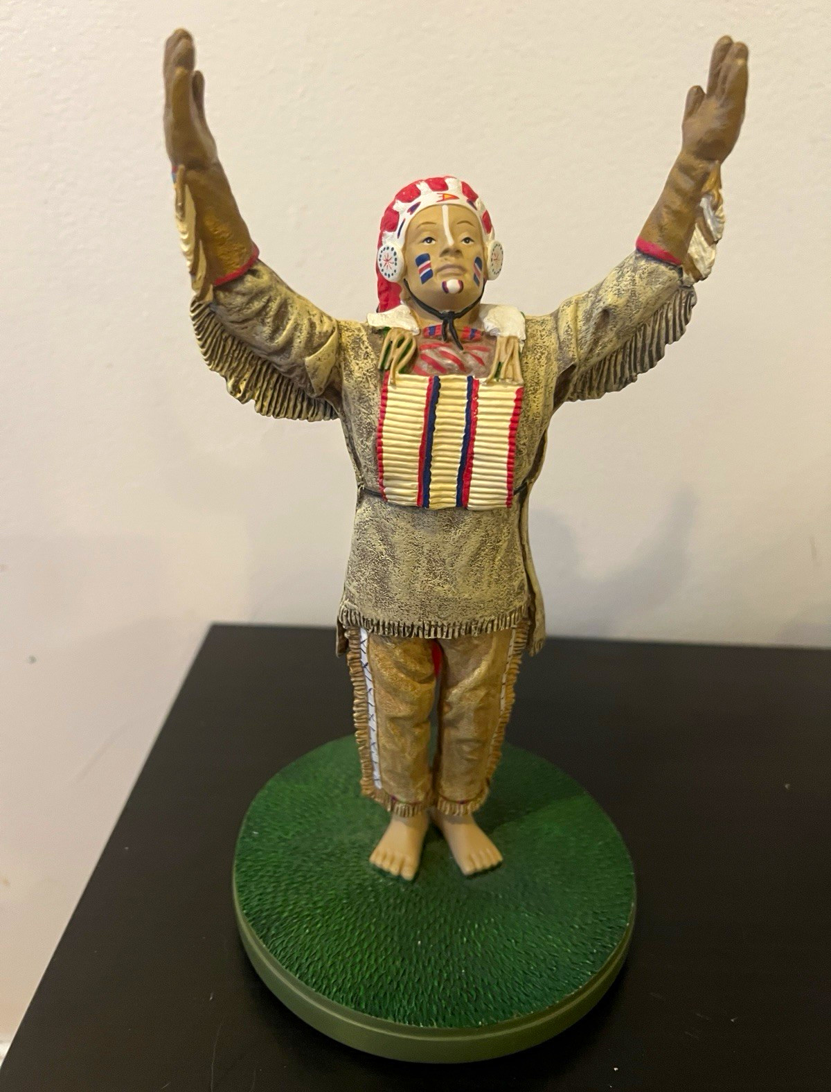 Vintage 1998 University of Illinois Chief Illiniwek Figurine 