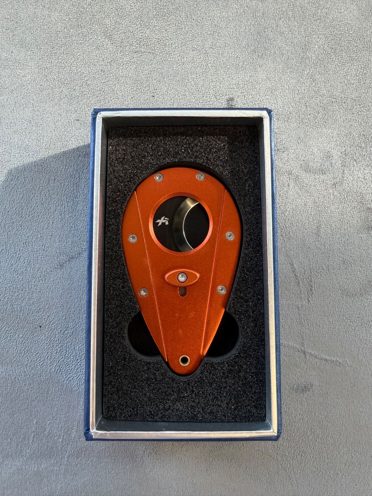 XIKAR Xi1 CIGAR CUTTER - Phantom Orange 100ORB - Lifetime Warranty - NEW IN BOX