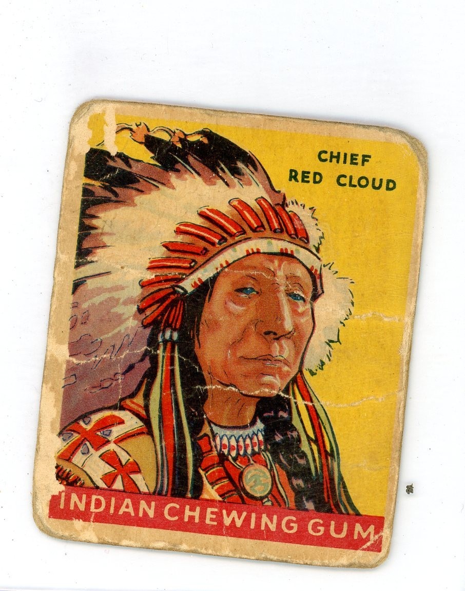 1947 Goudey Indian Gum Chief Red Cloud (JF)