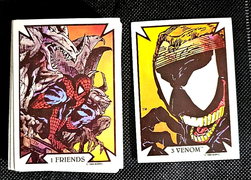 1989 COMIC IMAGES TODD MCFARLANE SERIES 1 COMPLETE 45 CARD SET * FIRST VENOM *