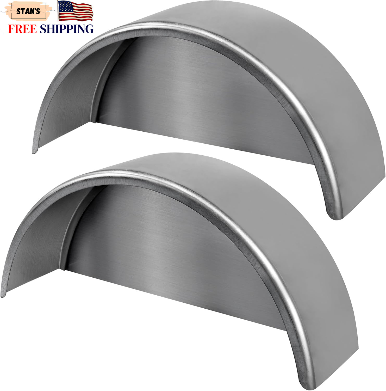 Single Axle Steel Trailer Fenders 14