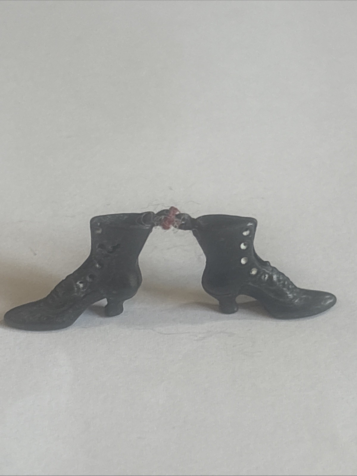 SET OF 2 VINTAGE 2 IN 1 SHOE POLISH ADVERTISING NECKLACE PENDANT CHARM BOOT 4360