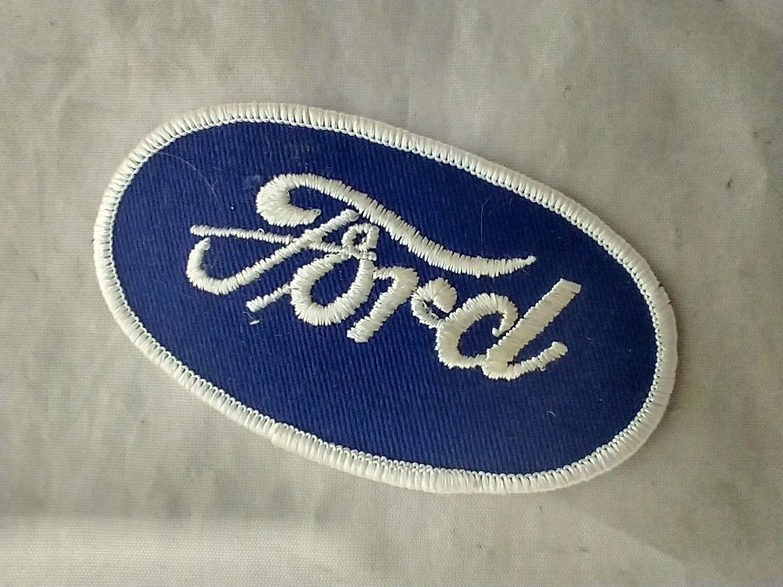 Ford Emblem Embroidered Patch (Blue & White)