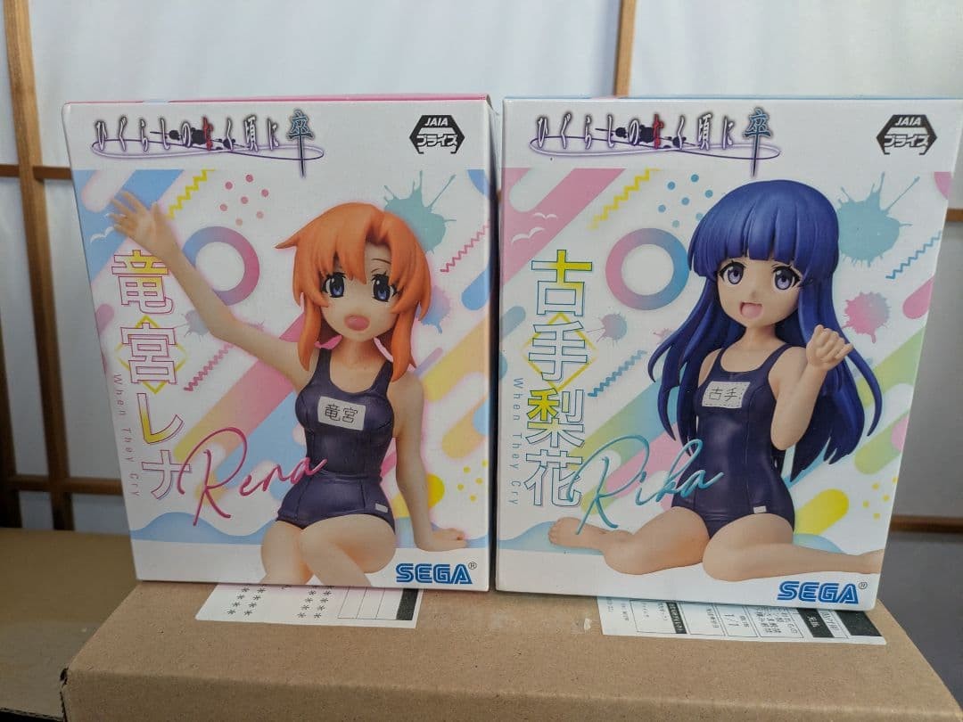 Higurashi Sotsu Rena Rika Figures Set of 2 Collectible 13+